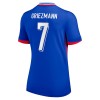 Maglia ufficiale Francia Griezmann 7 Casa Euro 2024 per Donna